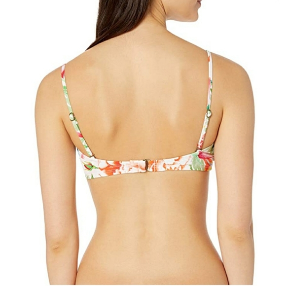 Lucky Brand Sunny San Diego Bralette 2 Piece Floral Swimsuit Set - Picture 4 of 6